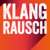 Das Saisonplakat 2023/24 des Kammerorchester Basel. Auf orange-rotem Hintergrund ist in weiss der Saison-Titel Klangrausch zu lesen.